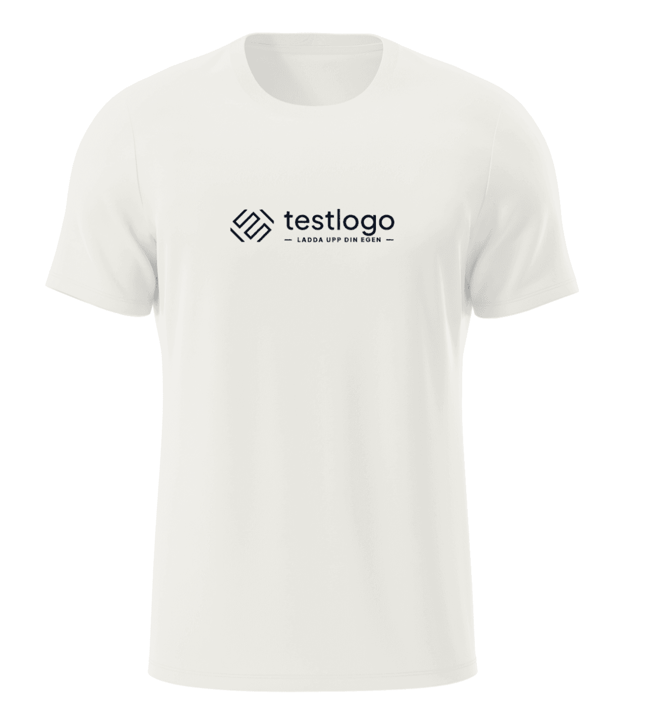 Klassisk vit t-shirt med tryck